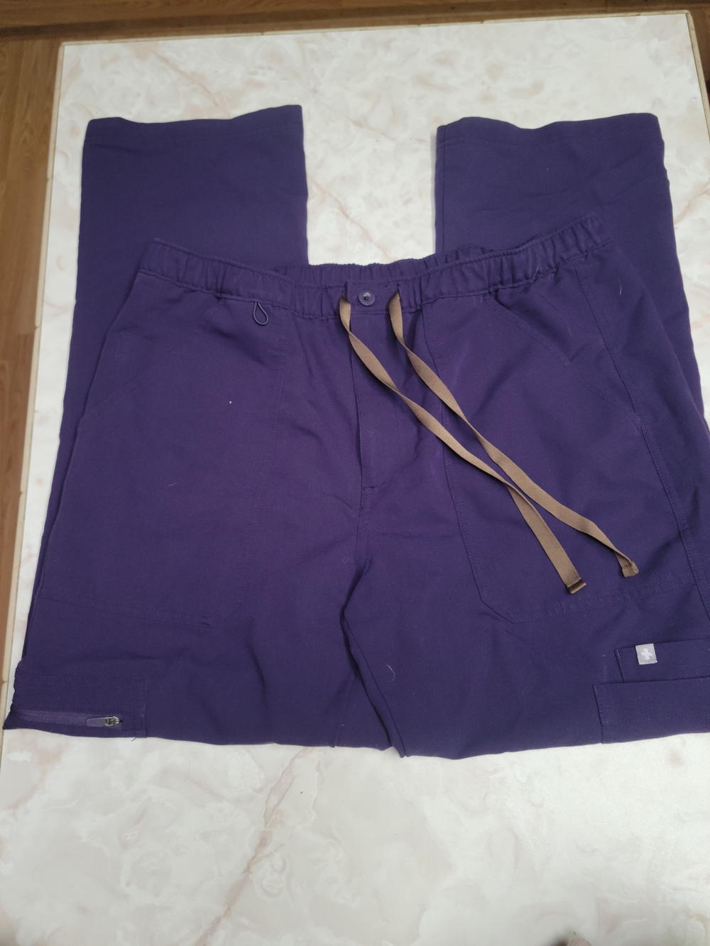 FIGS Limited Edition Purple Jam L / S Mens Cairo Straight Leg Scrub Trouser